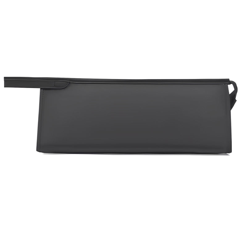 Black bag on a white background