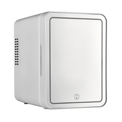 Mini Skincare Fridge 6L With LED Makeup Mirror